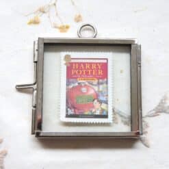 Harry Potter boek kaft postzegel in lijstje | 7 keuzes