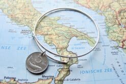 Italië 5 Lire muntarmband bangle in jaartal naar keuze | 1951 - 1974