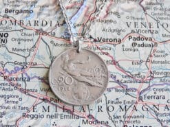Italië 20 Centesimi muntketting | sleutelhanger in jaartal naar keuze | 1908 – 1922