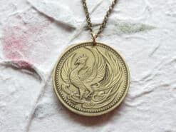 Feniks muntketting | sleutelhanger | 2 kleuren