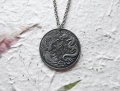 Feniks en draak replica muntketting | sleutelhanger | Tuvalu